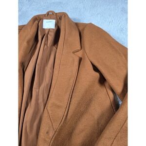 Old Navy Womens Brown Wool Blend Blazer Coat Size 1